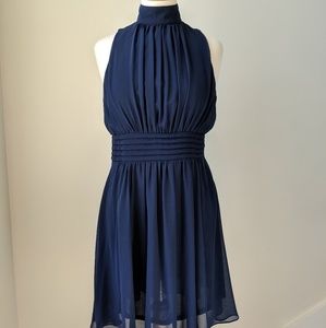 Modcloth "Windy City" dress in Navy